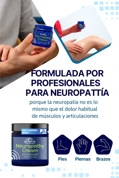 Crema Nutriva para el alivio de la neuropatía - Alivia el entumecimiento, el hormigueo y el dolor